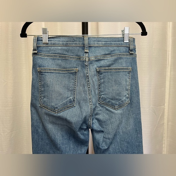 Veronica Beard Debbie 10” skinny tuxedo side , raw hem | size 25/0 - Picture 6 of 9